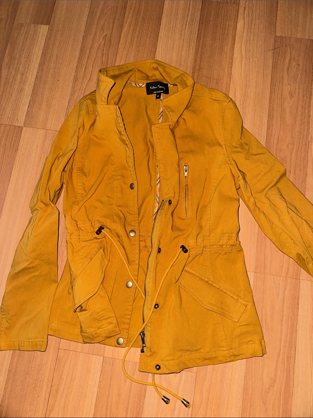 Eden Socity Mustard Utility Anorak Jacket